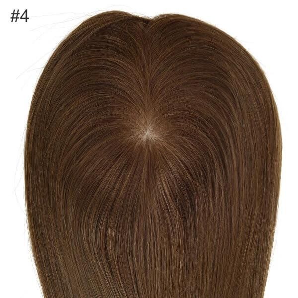 Natural Straight Womens Stock Medium-Light Remy Hair Silk Top Hair Topper New Times Hair