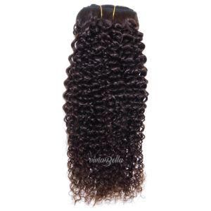 New Dark Brown Jerry Curly Clip-in 100% Human Hair