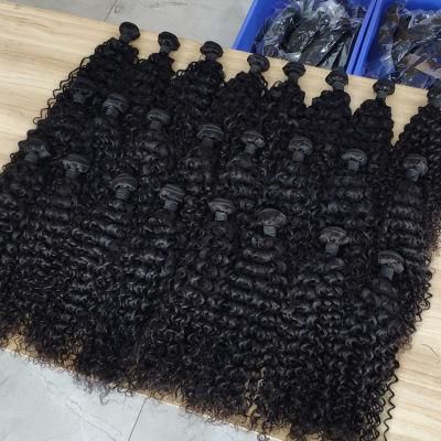 Hair Weave Curly Bundle, Wholesale Unprocessed Virgin Raw Human Hair Bundle.