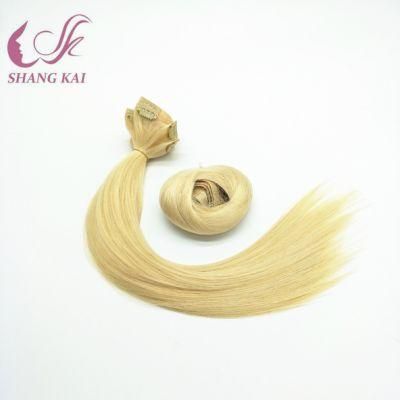 Wholesale 100% Real Natural Virgin Best Seamless 100% Brazilian Remy Clip in Hair Extension