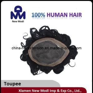 Cheap Toupee for Men with Good Quality Human Hair
