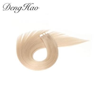 Denghao Hair Factory High Qulitity Double Drawn 100% Human Hair Tape Hair Extensions