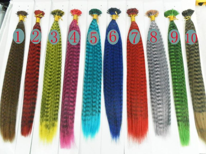 Synthetic Colorful Stick Hair Extension