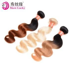 Unprocessesd 10A Cambodian Hair High Quality Ombre Human Hair Weave Body Wave