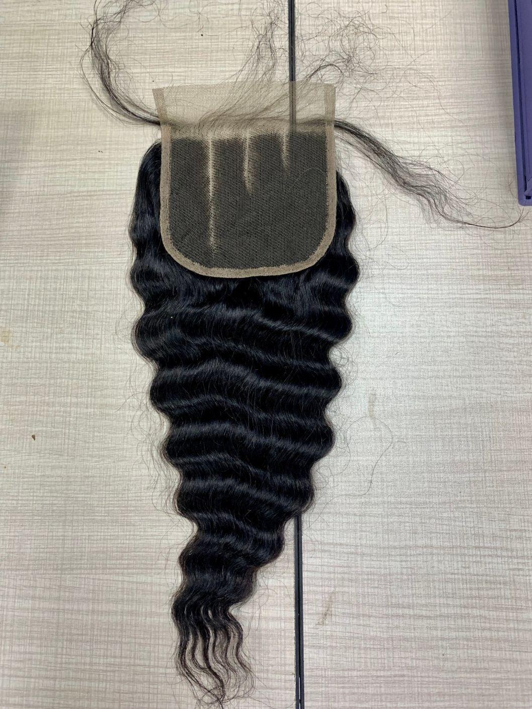Hot Sell 4X4 Lace Closure Hair Brazilian Lace Wig Hair Extension