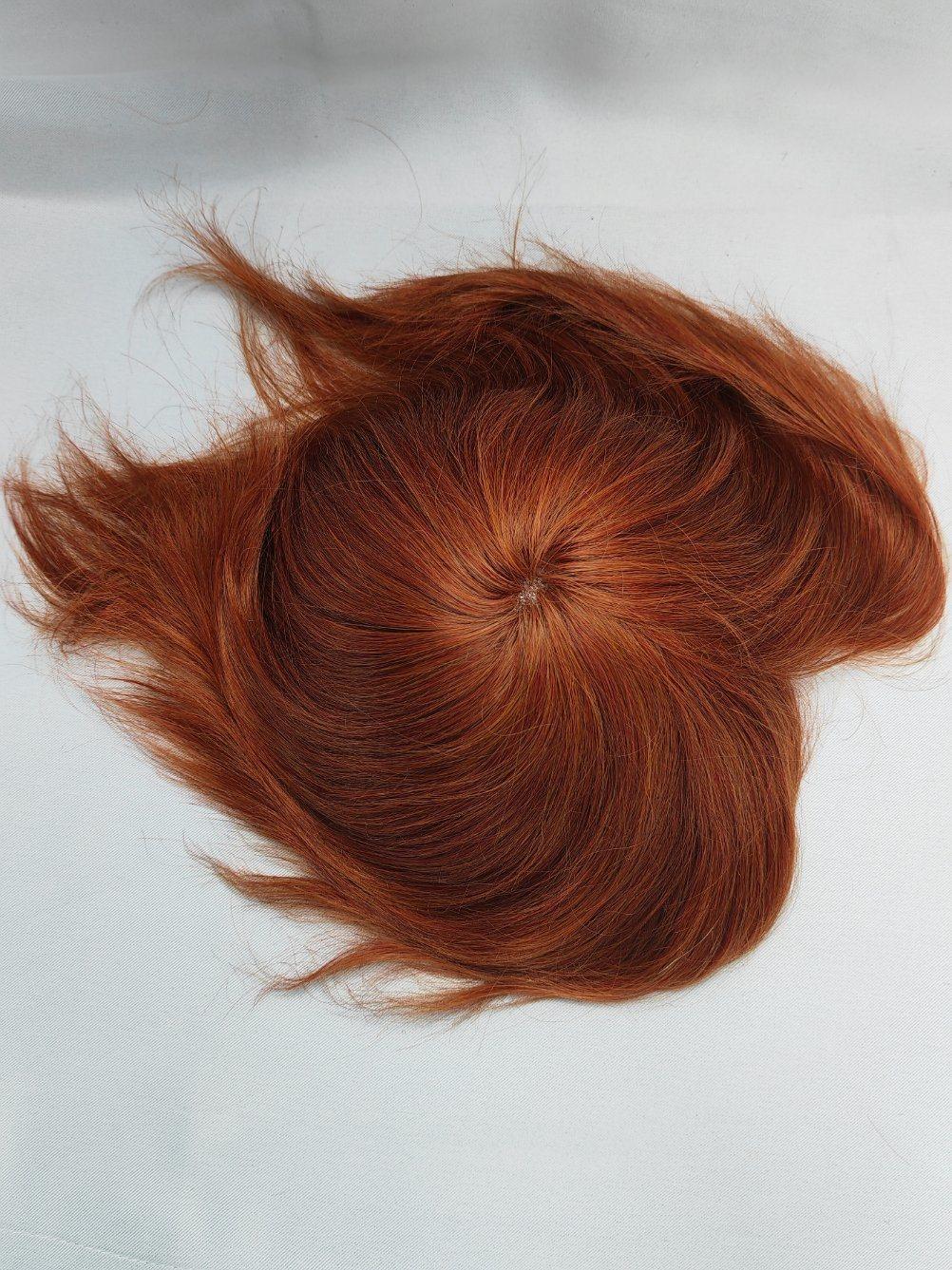 2022 Best Hand Knotted Comfortable Fine Mono Base Human Hair Toupee Made of Remy Human Hair