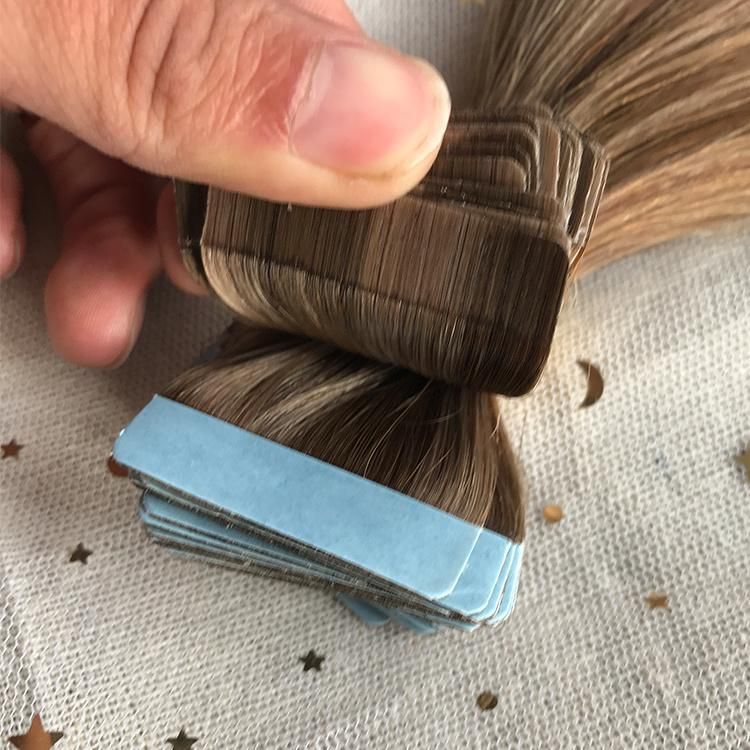 12A Remy Virgin Hair Cuticle Aligned Straight Human Tape Hair Extension