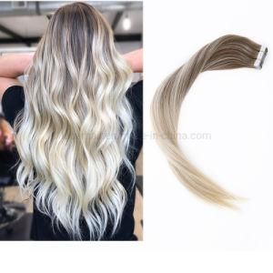 B#8-60 T Color 100% Remy Weft Silk Straight Peruvian Indian Brazilian Ombre Human Hair