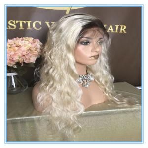 Top Quality Hot Sales #613 Blond Color Human Hair Lace Wigs with Factory Price Wig-040