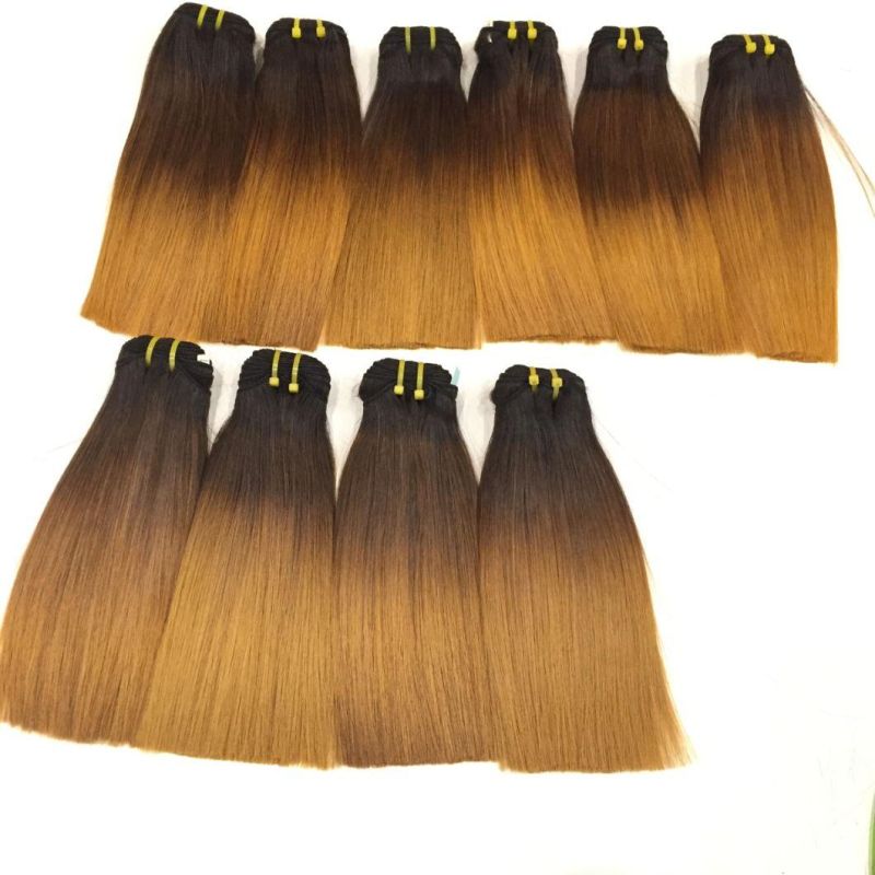 Hair Bundles with Closure 100% Brazilian Hair Best Quality Bone Straight Colored Remy Hair