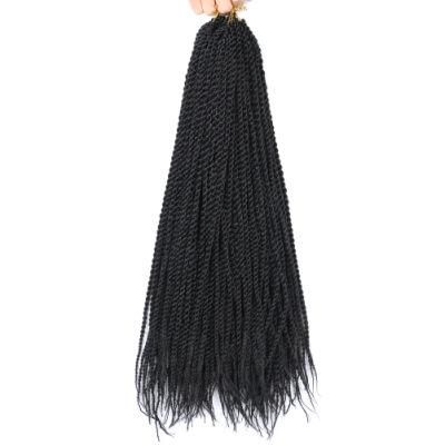 Ombre Black Senegalese Twist Crochet Braid Hair Extension 30strands/Pack