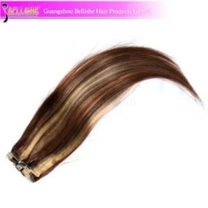 100% Remy Hair Clip in Hair Extension P8/613 7PCS Indian Human Hair