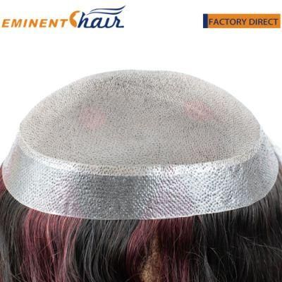 Custom Fine Mono Base Hair Replacement System with Dyed Hair