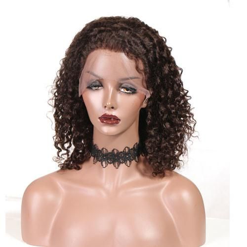 Afro Kinky Curly Lace Wig for African Americans 100% Brazilian Remy
