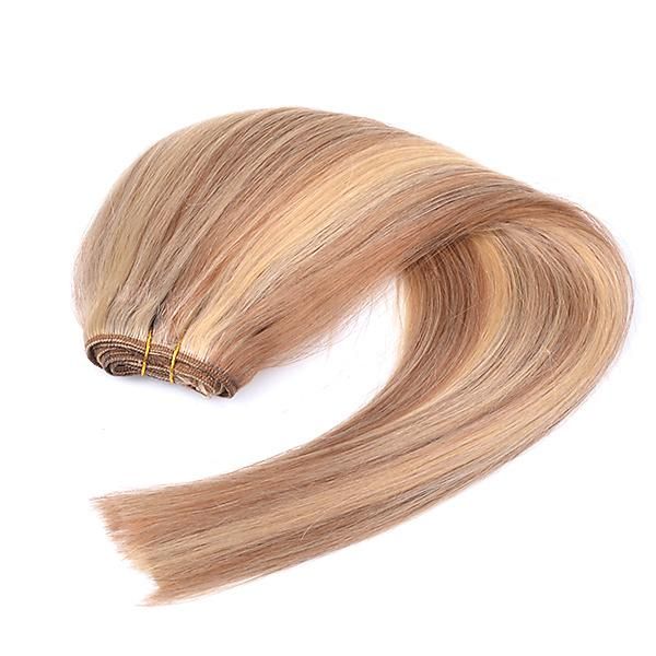 Wholesale Cheap Piano Color Grey Color Human Hair Machine Weft