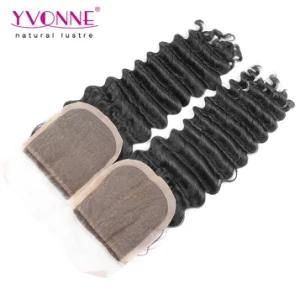 Brazilian Deep Wave Silk Base Closure
