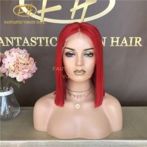 100% Brazilian/Indian Virgin/Remy Human Hair Full/Frontal Lace Bob Wig with No Shedding