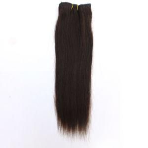 Indian Straight Dark Brown Clip-in 100% Human Hair