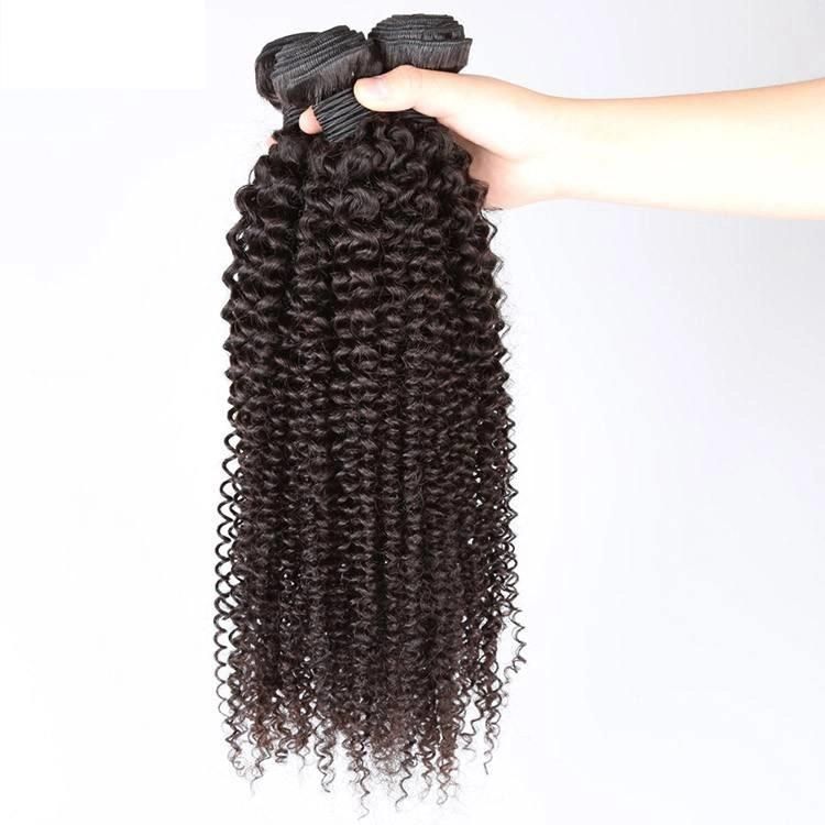 100% Human Virgin Hair, Unprocessed Kinky Curly Hair.