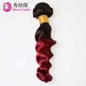 Good Feedback Mongolian Ombre Hair 100% Unprocessed Virgin Loose Wave Human Hair Pieces