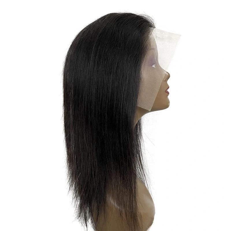 Straight Brazilian Human Hair 13*4 Lace Front Wig for Black Women