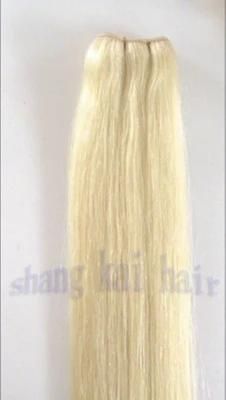 Natural Hair Weft 60# Non-Remy Human Hair