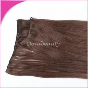 Piano Color Ombre Double Drawn Halo Hair Extensions