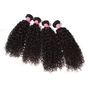 Brazilian Human Hair Curl and Wavy Weave Natural Black Hair Weaving