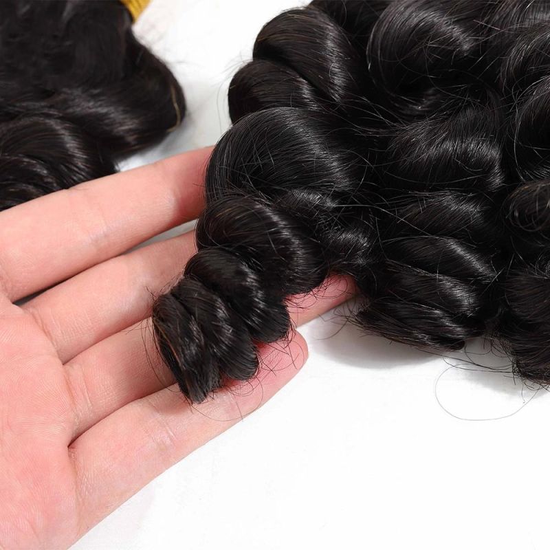 Dropshipping Remy Human Hair, Unprocessed Fumi Curly Hair Weave, Brazilian Hair Extension