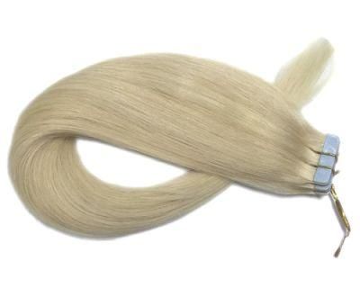 Aviva Virgin Human Hair Tape in Human Hair Extension 16inch 20PCS 60# Silky Straight Weaving