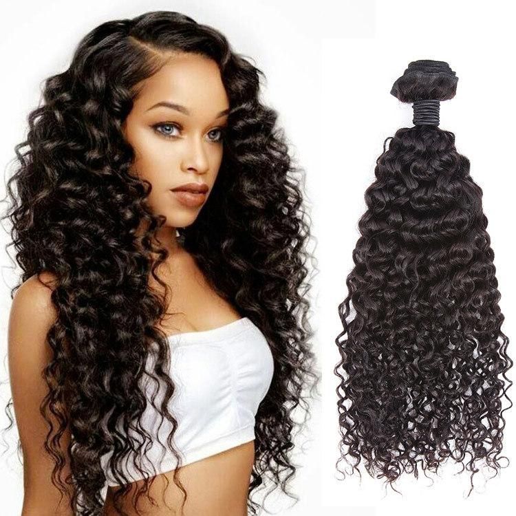 Wholesael Human Hair Extension, Hair Weave Curly Bundle.