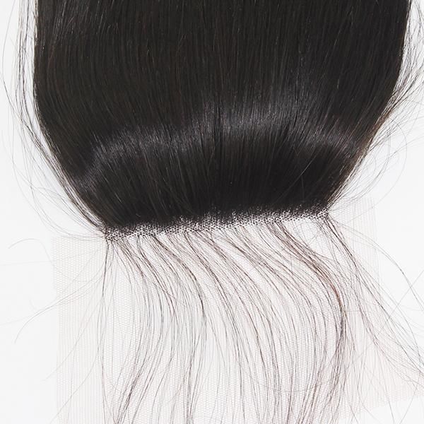 Human Hair Silk Base Closure
