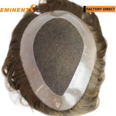 Factory Direct Remy Hair Lace Men&prime;s Toupee