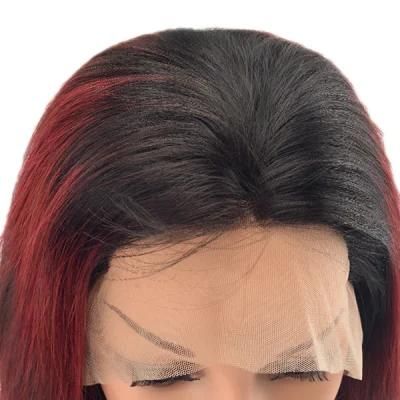 Stock Ombre Color 1b/99j Lace Front Hair Replacement