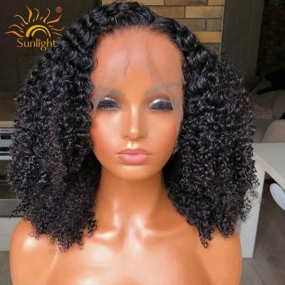 Sunlight Vietnamese Hair Peruvian Virgin Curly Lace Front Wig