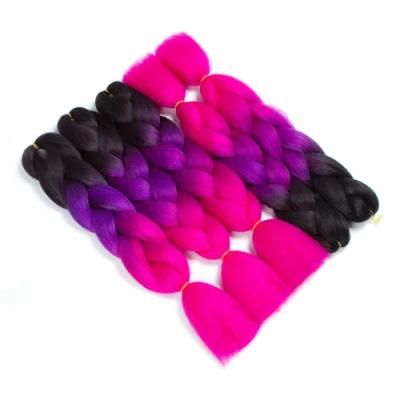Wholesale Cheap Braiding Hairstyle Synthetic Hair Bundle for Women