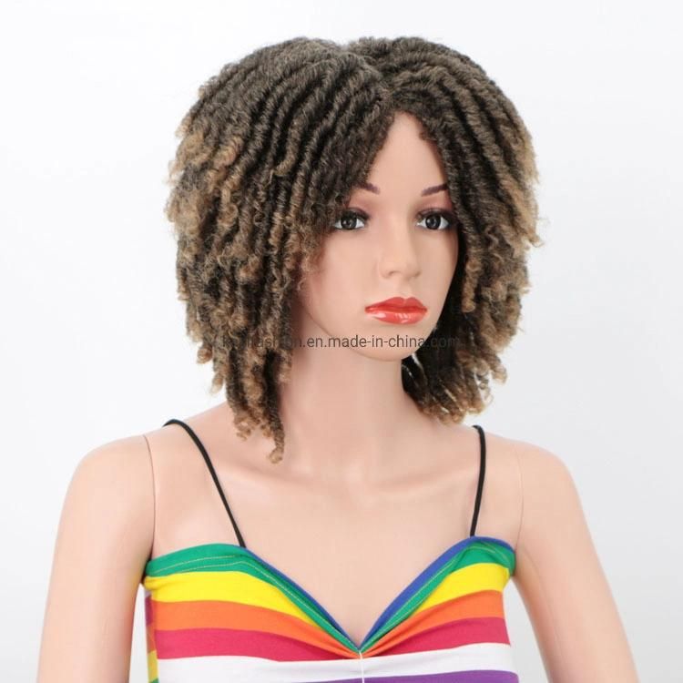 Crochet Braided Wigs Vendors Synthetic Twist Braid Hair Dreadlock Wigs