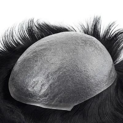 Ll539: Super Thin Skin Hair Toupee with Clips