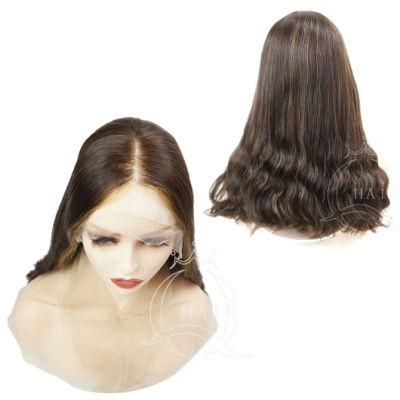 Factory Supplier Natural European Hair Silk Top Lace Top Band Fall Top Lace Jewish Wig Kosher Wig Manufacturer