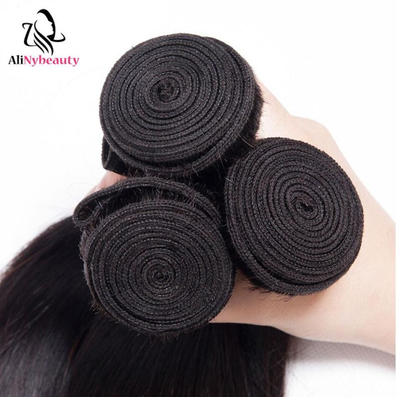 Color 1b/27 Natural Straight Peruvain Remy Human Hair