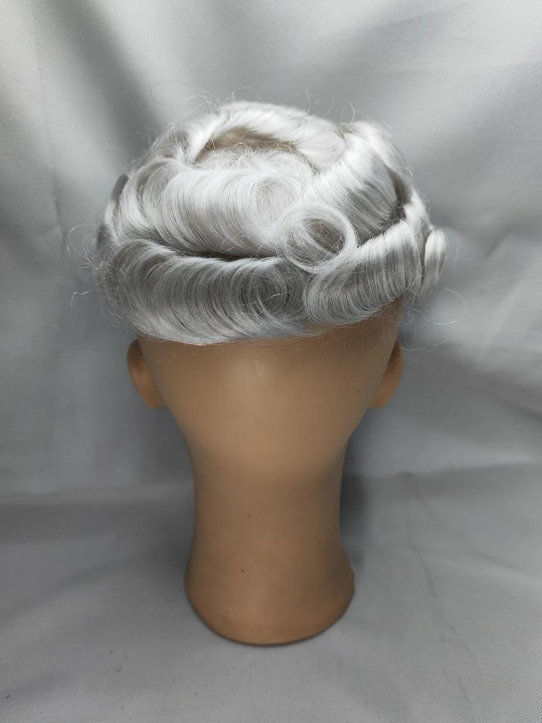 2022 Hand Knotted Clear PU Base Wig Made of Remy Human Hair