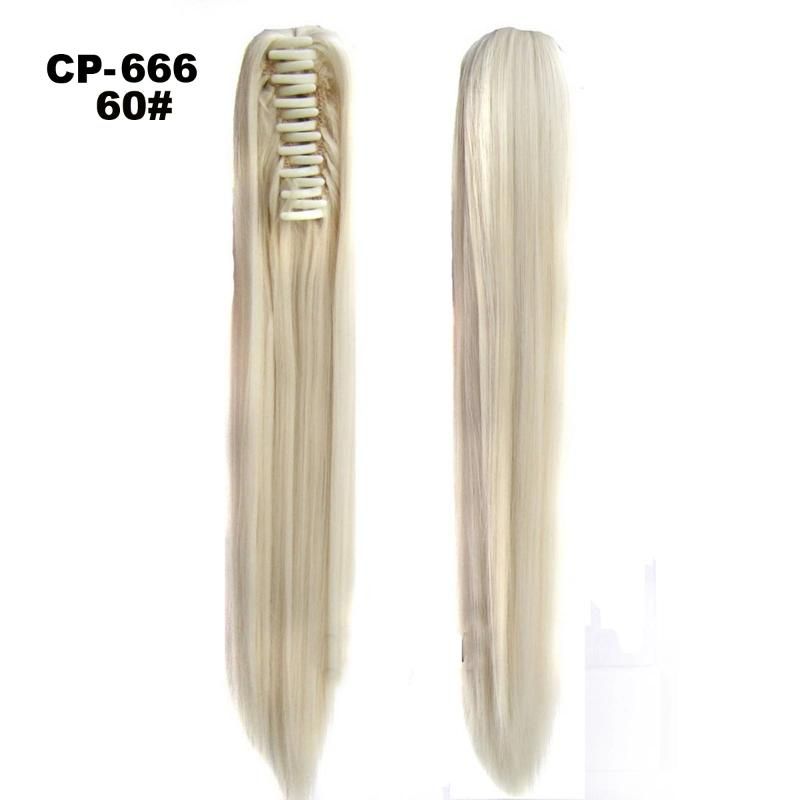 Synthetic Clip Hair Pieces Drawstring Ponytail Clip in Hair Extension