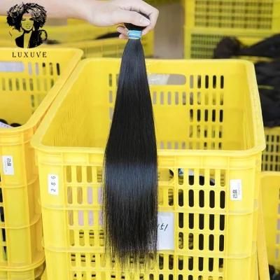 Luxuve Custom Logo Cheap Brazilian Cambodian Hair 10A 12A 100% Virgin Hair Vendor Bone Straight Cuticle Aligned Human Hair Bundles