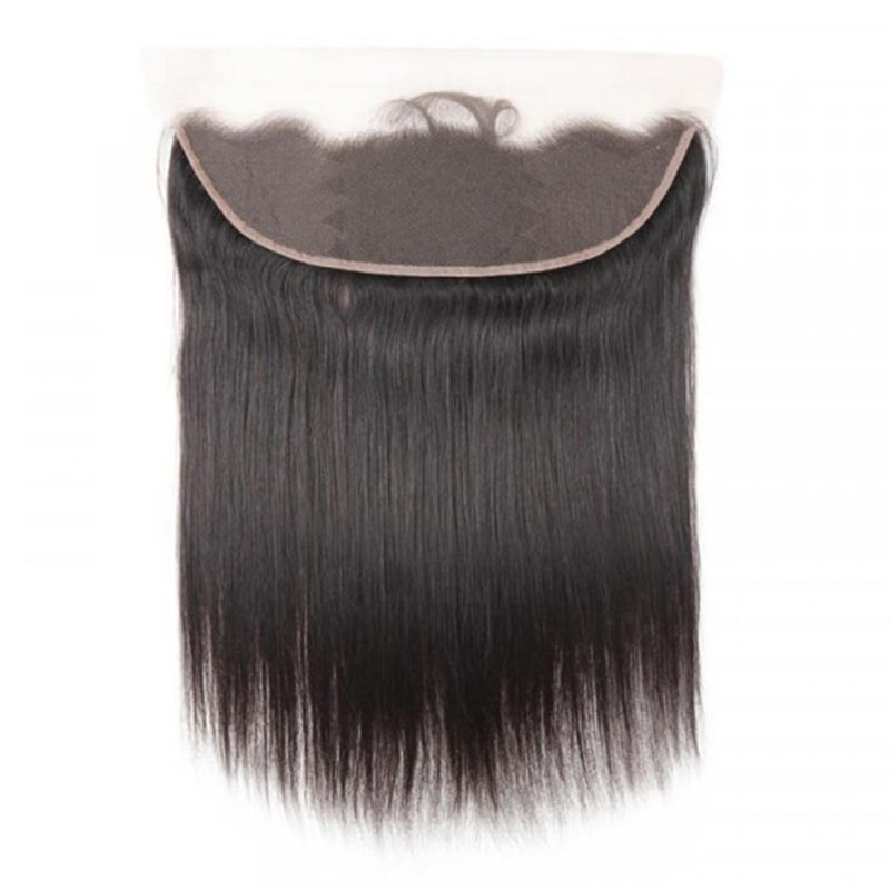 13X4 13X6 360 Lace Frontal Closure Brazilian Straight Hair 4X4 5X5 Lace Closure Transparent Lace Frontal Hand Tied Lace Closure Preplucked with Natural Hairline