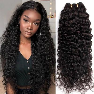 High Quality Deep Wave Human Hair Bundles Wave Brazilian Hair Bundles Remy Hair Weave Curly Human Hair Bundles 26 Inches