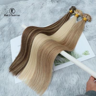 Quality Hair Unprocessed Curly Products Remy U Tip Keratin Human Hair Extensions