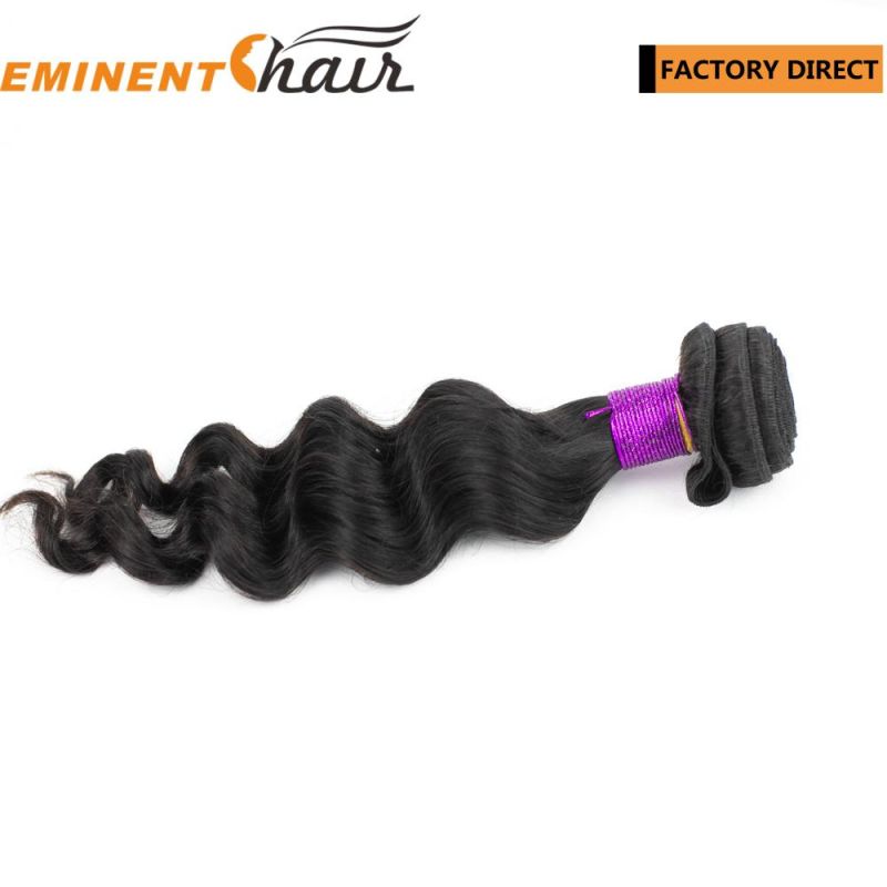 Brazilian Hair Natural Black Wavy Human Hair Extensions