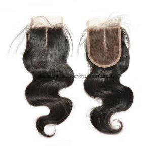 4*4 7A Virgin Remy Hair Weaving Lace Top Closure Hairpiece