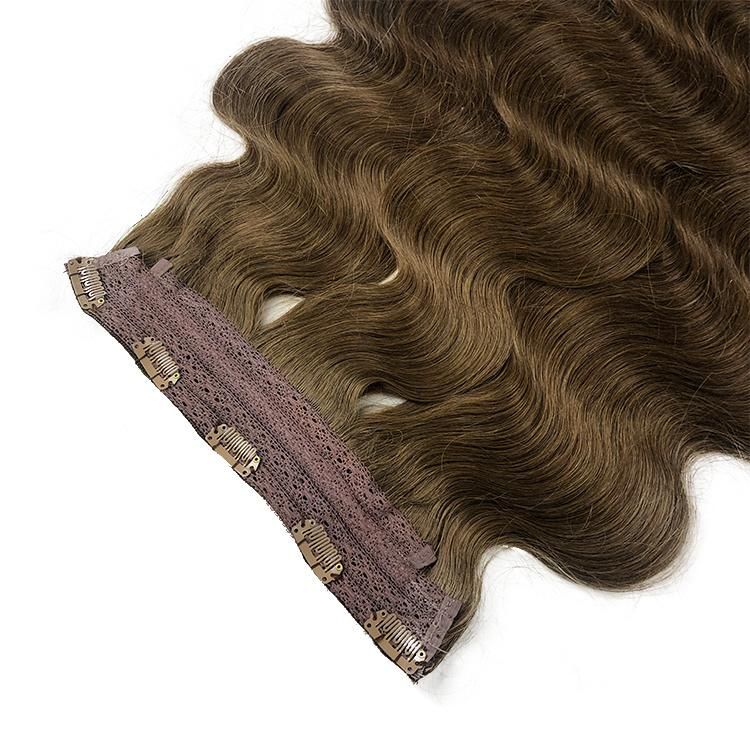 Cuticle Aligned Brazilian Body Wave Human Hair Halo Hair Extensions #2