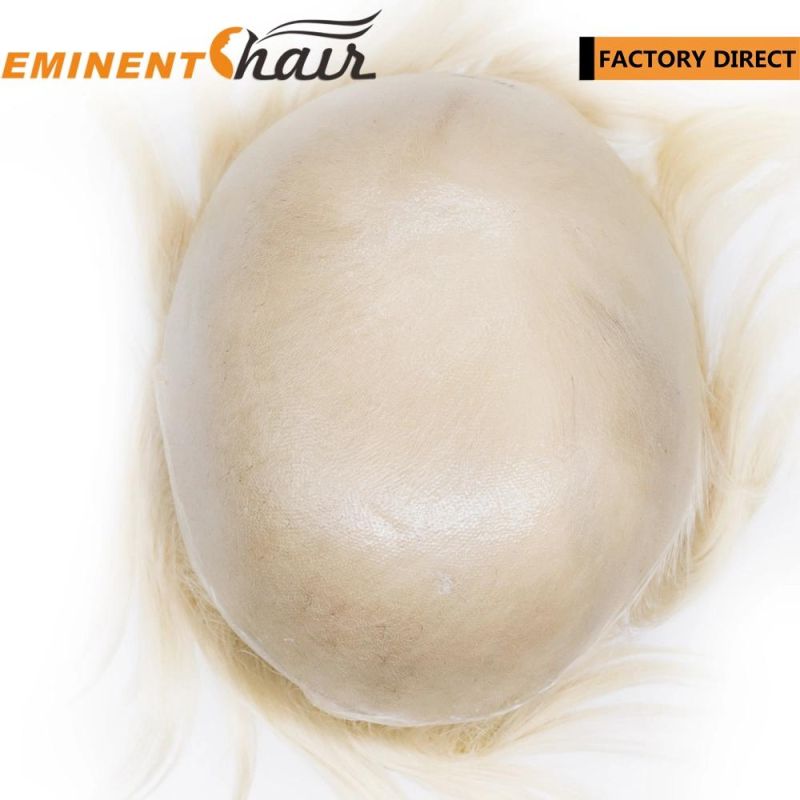 V -Loop Thin Skin European Hair Wig for Men